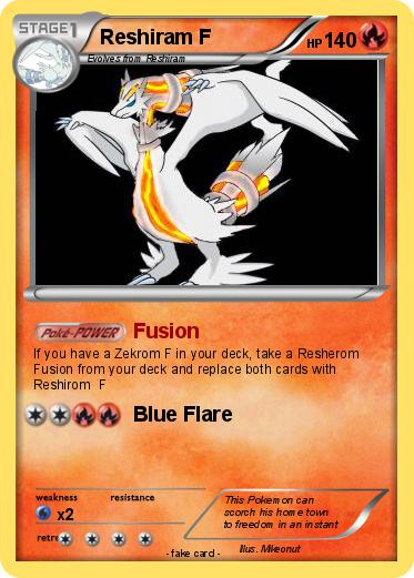 Pokemon Reshiram F