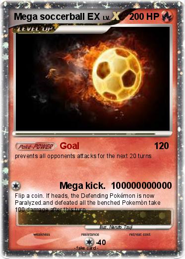 Pokemon Mega soccerball EX