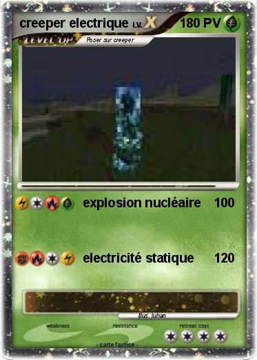 Pokemon creeper electrique