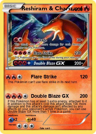 Pokemon Reshiram & Charizard