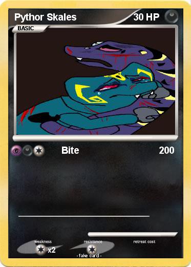 Pokemon Pythor Skales
