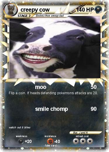 Pokemon creepy cow