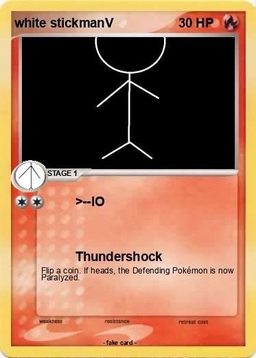 Pokemon white stickmanV