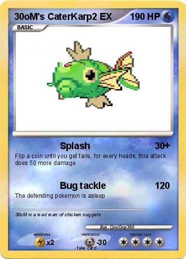 Pokemon 30oM's CaterKarp2 EX