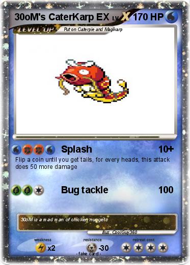 Pokemon 30oM's CaterKarp EX