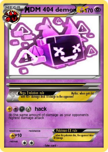 Pokemon DM 404 demon