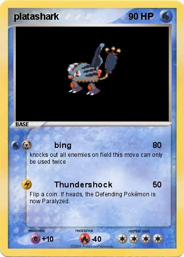 Pokemon platashark