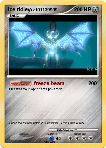 Pokemon ice ridley