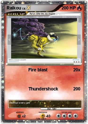 Pokemon Raikou