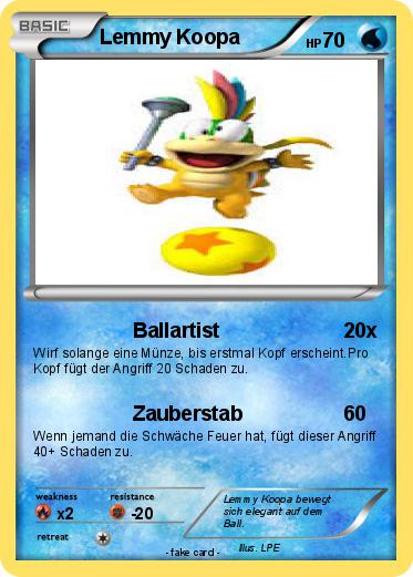 Pokemon Lemmy Koopa