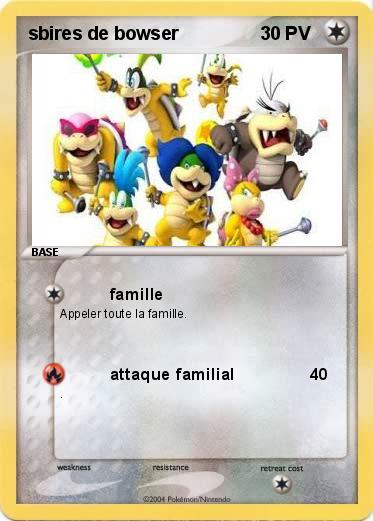 Pokemon sbires de bowser