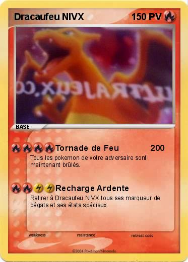 Pokemon Dracaufeu NIVX