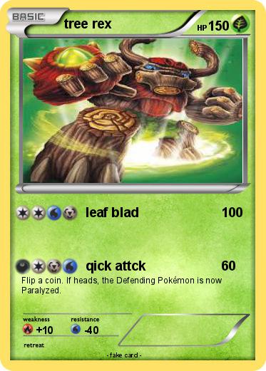 Pokemon tree rex