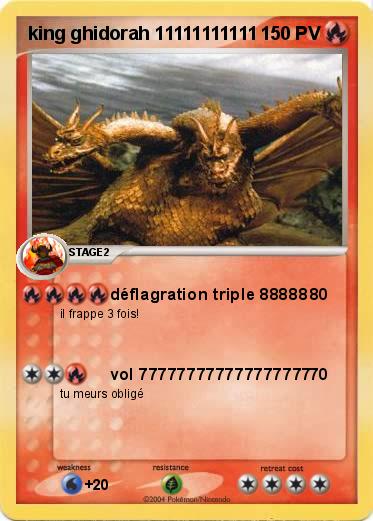 Pokemon king ghidorah 11111111111