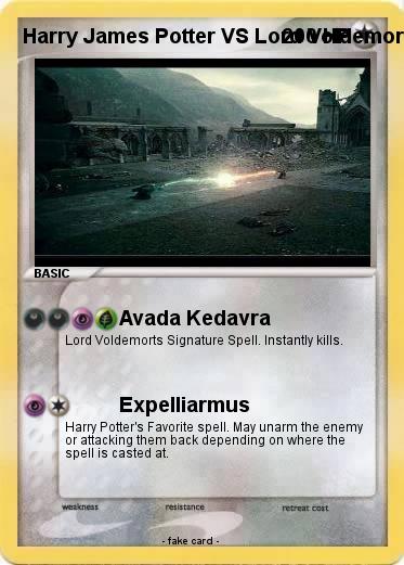 Pokemon Harry James Potter VS Lord Voldemort