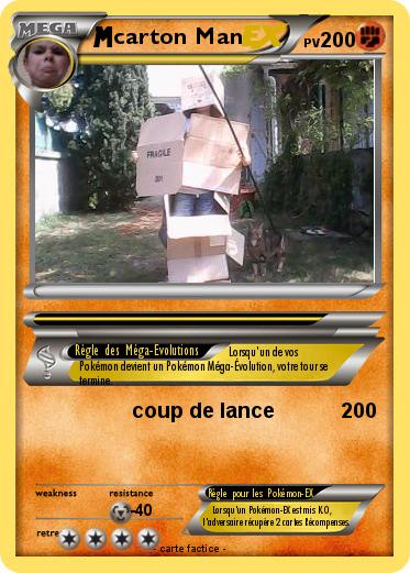 Pokemon carton Man