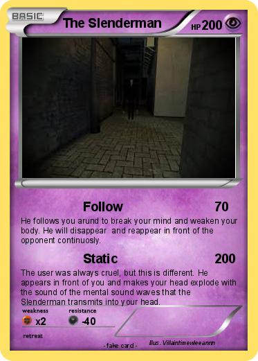 Pokemon The Slenderman