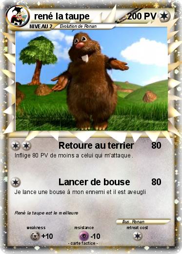 Pokemon rené la taupe