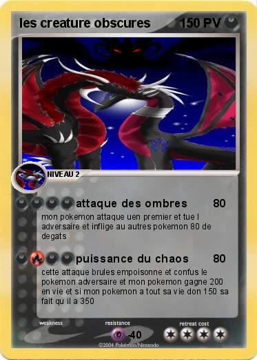 Pokemon les creature obscures
