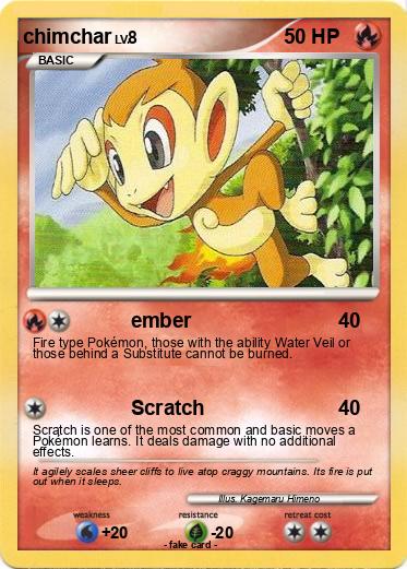 Pokemon chimchar