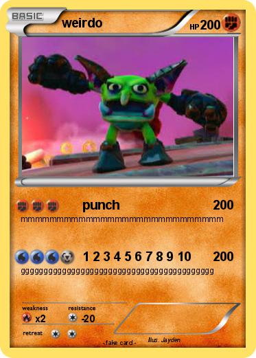 Pokemon weirdo