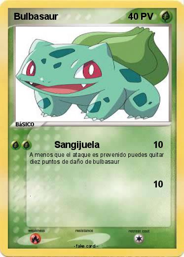 Pokemon Bulbasaur
