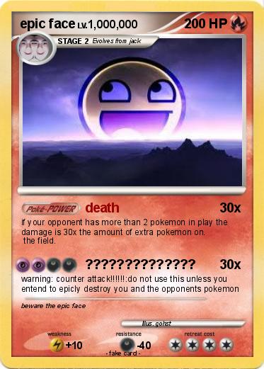 Pokemon epic face