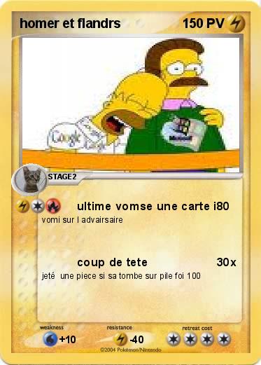 Pokemon homer et flandrs