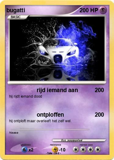 Pokemon bugatti