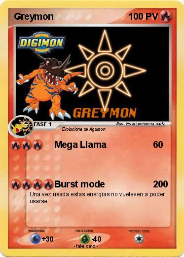 Pokemon Greymon