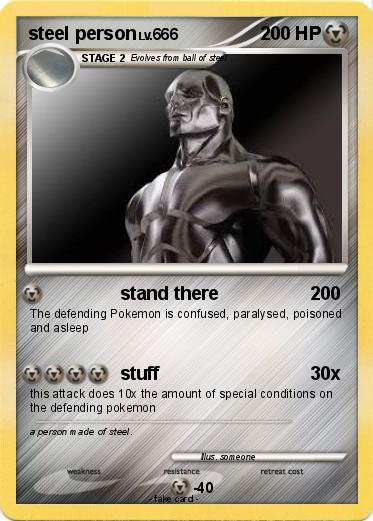 Pokemon steel person