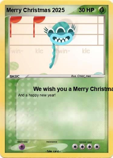 Pokemon Merry Christmas 2025