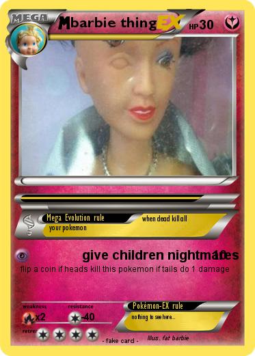 Pokemon barbie thing