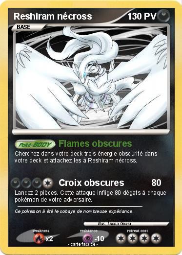 Pokemon Reshiram nécross