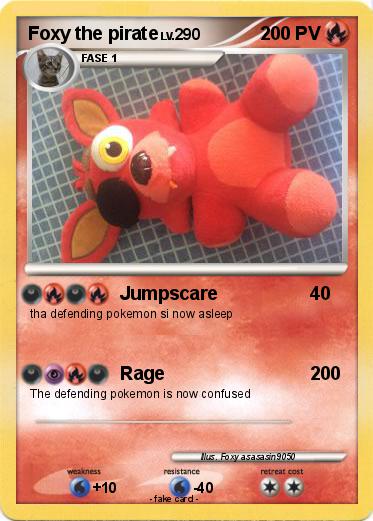 Pokemon Foxy the pirate