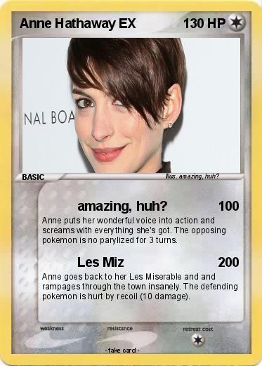 Pokemon Anne Hathaway EX