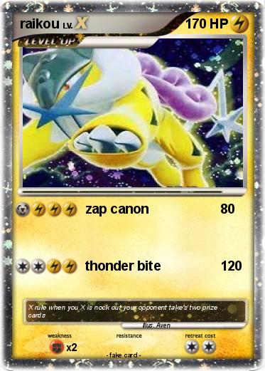Pokemon raikou