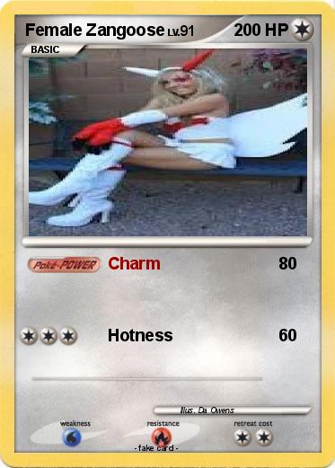 Pokemon Female Zangoose