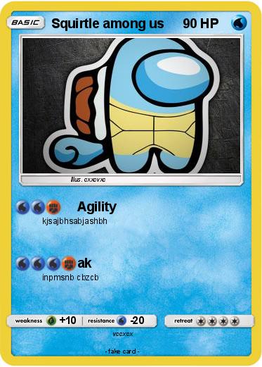 Pokemon Squirtle among us