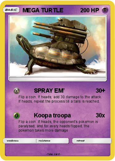 Pokemon MEGA TURTLE