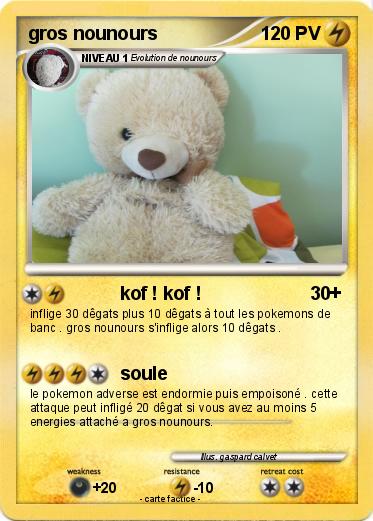 Pokemon gros nounours