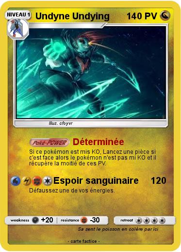 Pokemon Undyne Undying