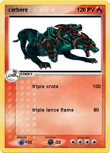 Pokemon cerbere 