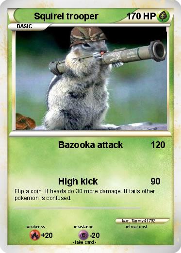Pokemon Squirel trooper