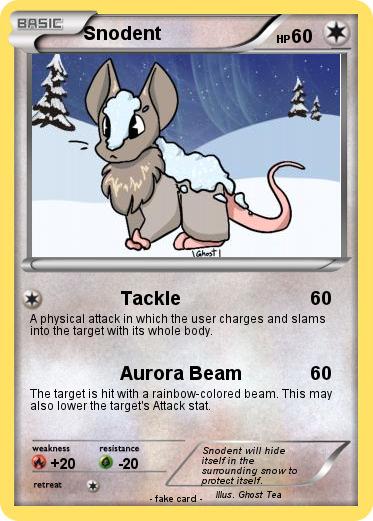 Pokemon Snodent