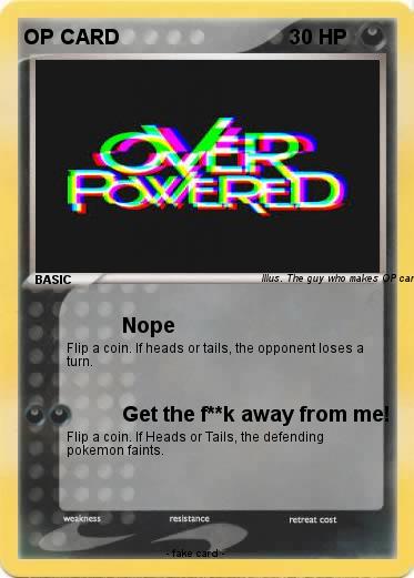 Pokemon OP CARD