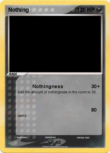Pokemon Nothing