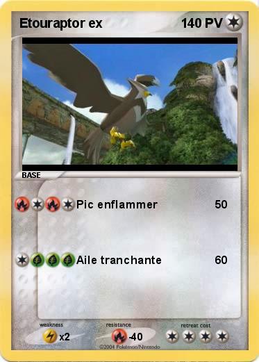 Pokemon Etouraptor ex