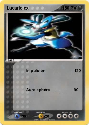 Pokemon Lucario ex