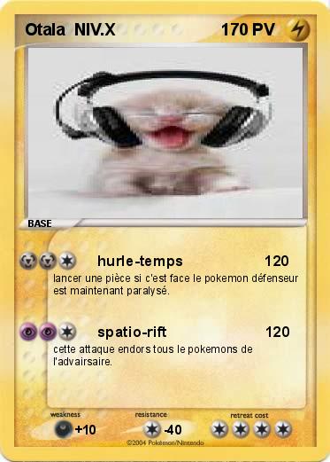 Pokemon Otala  NIV.X                       1